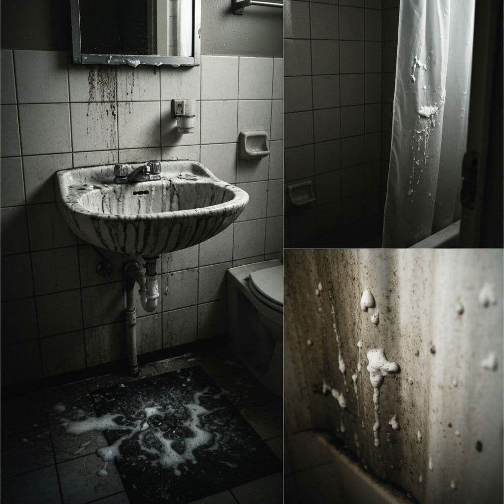 Bathroom Deep Sanitization - Before