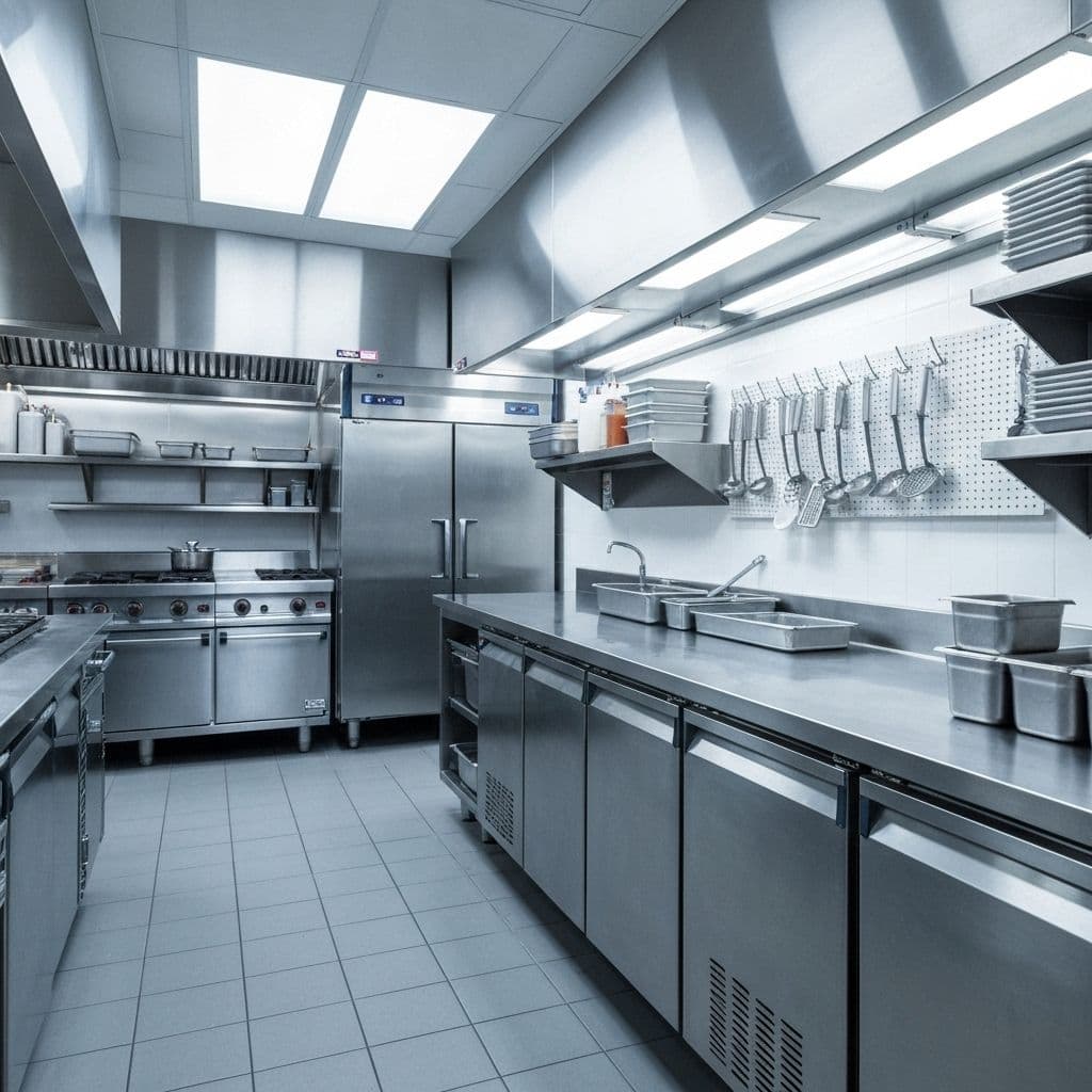 Restaurant Kitchen Commercial Clean - After